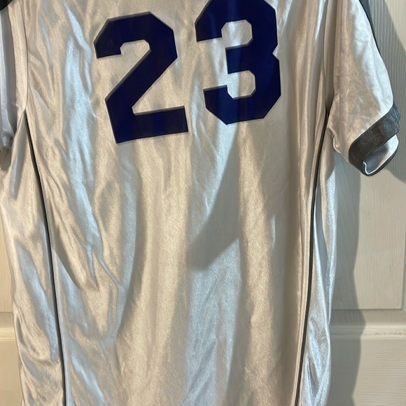 Silver and Black Men's Jersey - Picture 4 of 8